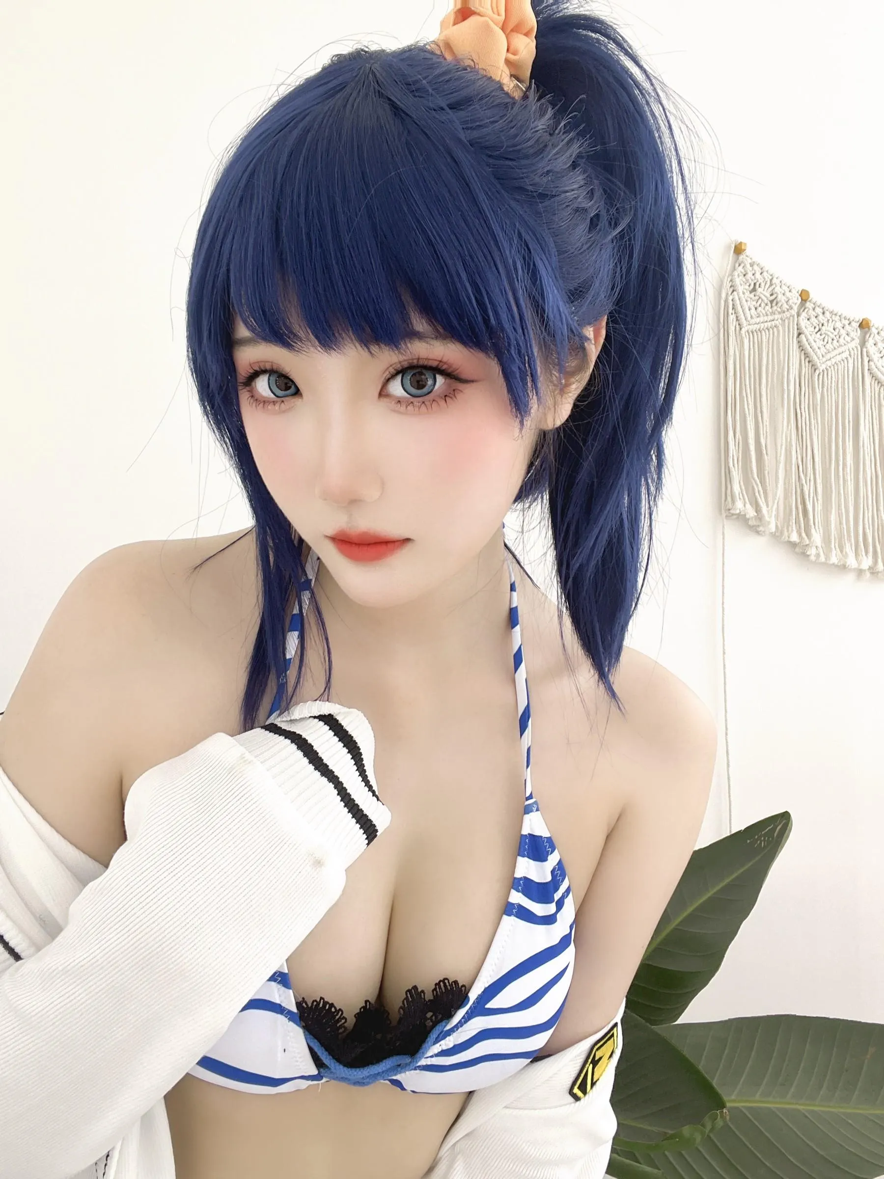 Momoko葵葵 – NO.35 瓜希酱 SSSS.GRIDMAN 宝多六花新条茜 泳装-古利特自拍 [30P]插图2